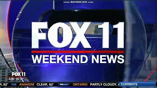 KTTV Fox 11 Weekend News open December 16 2018 [upl. by Elma]