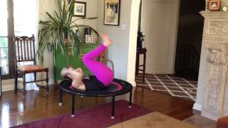 Rebounder Exercises AbsCore Workout Without Stress on Neck amp Back [upl. by Aldrich222]