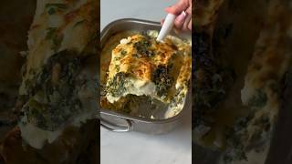 LASAGNES SAUMON ÉPINARD 🔥 recette lasagnes shorts [upl. by Baggott757]