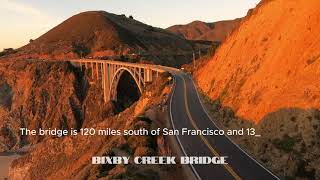 Bixby Creek Bridge Monterey California [upl. by Hoseia]