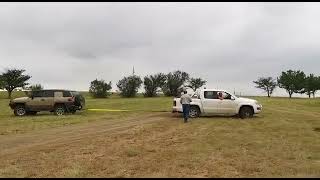 FJ cruiser vs Amarok [upl. by Berfield887]