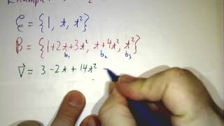 Changeofbasis matrices II Formula and Example [upl. by Reynolds]