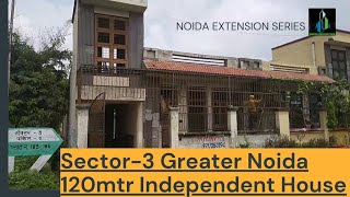 Sector3 Greater Noida Authority 120mtr Independent house Villa [upl. by Roslyn]