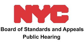 NYC Board of Standards and Appeals Public Hearing September 22 2015 Part 1 [upl. by Letnom462]