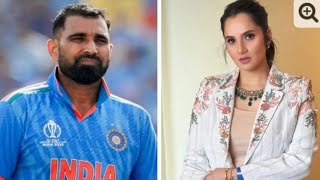 One Top News Mohammed Shami and Sania Mirza [upl. by Ahsienod]