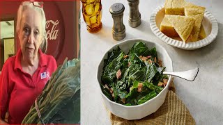 Collards Greens Recipe  Cooking With Brenda Gantt [upl. by Angelika]