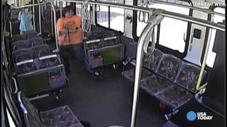 Video shows moment train crashes into MARTA [upl. by Aihsoj]