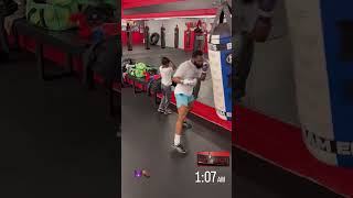 Jaron Ennis explodes on heavy bag at 1AM [upl. by Enelaehs476]