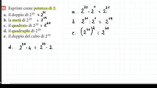 esprimi come potenza di 2 [upl. by Suzie440]