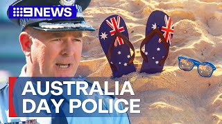 Police operation underway for Australia Day long weekend  9 News Australia [upl. by Amees]