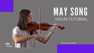 May Song  Suzuki Violin Book 1 [upl. by Lovato335]