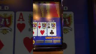 Great Hand On Video Poker At The Mount Airy Casino In Pennsylvania [upl. by Telfer967]