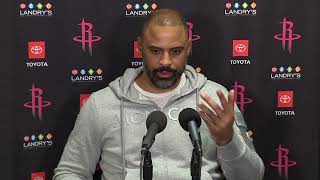 Coach Ime Udoka on his exchange with LeBron Postgame Interview [upl. by Euell]