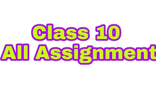 SSC 2022 Class 10 Assignment 11th Week  Class 10 Assignment  এসএসসি ১১ তম সপ্তাহের এসাইনমেন্ট [upl. by Einohtna]