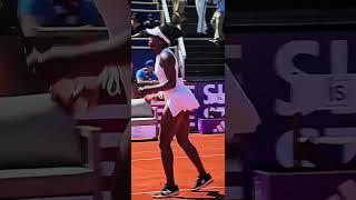 Sloane Stephens practice previas Strasbourg open 2024 [upl. by Arriet]