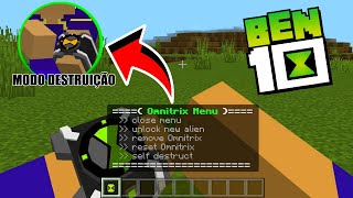 OMNITRIX MENU NOVO ADDON DO BEN 10 NO MINECRAFT PE [upl. by Odlaner]