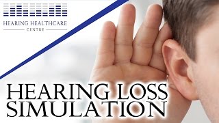 Hearing Loss Simulation  Whats It Like [upl. by Joappa546]