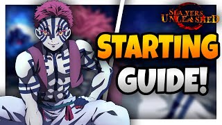 Slayers Unleashed Starting Guide  Tutorial for Beginners [upl. by Crissie]