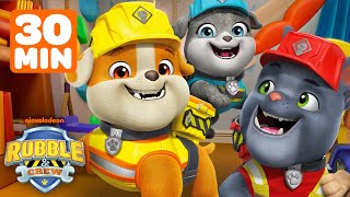 Rubble Builds Special Surprises For His Family  30 Minute Compilation  Rubble amp Crew [upl. by Camala]