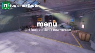 nicos nextbots ost  menu april fools version  new version [upl. by Ateerys]