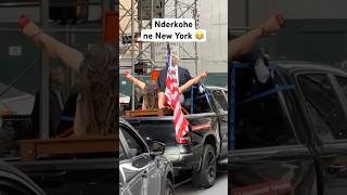 Nderkohe ne New York 😂 trump newyork [upl. by Terriss]