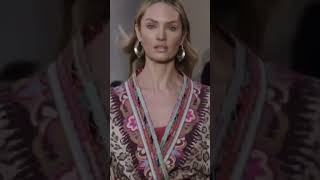 Candice Swanepoel for Etro Spring 2020 runwaycollection fashiondesigner fashionmagazine [upl. by Demah928]