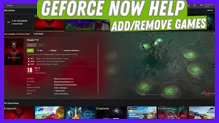 Add amp Remove Games on GeForce NOW in 2024 Easy Guide [upl. by Kipper]