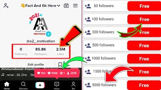 🟡Get Free 10k Likes ♥️ Followers In 5 Minutes Free Tiktok Followers Hack 2023 [upl. by Petronille7]