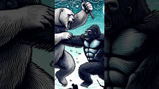 QUI sera le meilleur Gorille VS Ours animals gorilla shorts [upl. by Enyawd770]