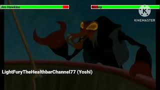 Jim Hawkins vs Scroop with healthbars [upl. by Ociram]