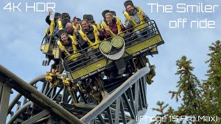 The Smiler Off Ride footage 2023 4K [upl. by Hamas571]