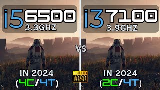 i5 6500 vs i3 7100 Tested in 12 Games 2024  1080p [upl. by Labaw289]