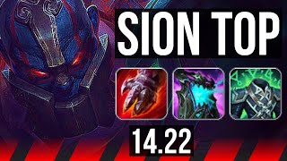 SION vs TEEMO TOP  9311  KR Diamond  1422 [upl. by Sorenson893]