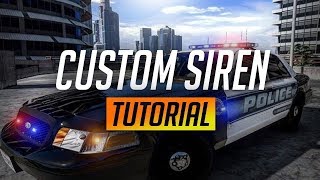 TUTORIAL How to get Custom Sirens In FiveM EASY [upl. by Rasaec]