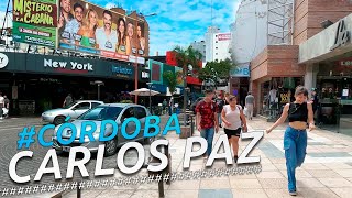 Recorriendo VILLA CARLOS PAZ CENTRO I CÓRDOBA I ARGENTINA I 4K Walking Tour VLOG [upl. by Moss]