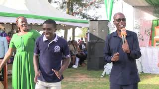 MWALIMU SSOZI JORAM SINGING OLUYIMBA AT THE 2ND ANNIVERSARY OF HIGHER GROUND MINISTRIES MBARARA [upl. by Pressey867]