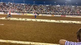 Dusty Myers Lawton Rangers Rodeo 2023 Rocket Ship Skit [upl. by Zakarias]