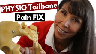 Tailbone PAIN RELIEF for SITTING  4 Physiotherapy Treatments for COCCYX PAIN [upl. by Annaek]