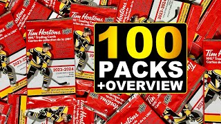 Opening 200 Packs of 202324 Upper Deck Tim Hortons Hockey Cards  NHL Trading Cards [upl. by Htabazile]