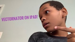 HOW TO VECTORIZE IMAGES IN VECTORNATOR  iPad Pro [upl. by Chrysler]