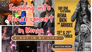 SNEAKING INTO REMA CONCERT IN 🇰🇪 WITHOUT A TICKET ft ARRDEE🇬🇧 BIEN SAUTI SOLGONE RIGHT😎 [upl. by Dyer]