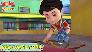 Vir The Robot Boy  Best Action Scenes Compilation  59  Wow Kidz Binge [upl. by Sparkie]