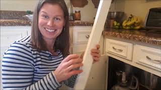 Home Kitchen Cabinet Stile Removal  Samantha Kristoferson  KW Professional Organizers [upl. by Nnylav]