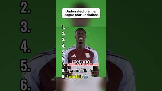 Underrated premier league pronunciations [upl. by Cheung]