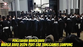 Acara Pengesahan Warga Baru PSHT Cabang Tanggamus Lampung Berjalan dengan Lancar [upl. by Relyt]