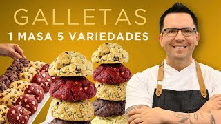 GALLETAS Te doy una receta y tendrás cinco variantes [upl. by Schluter]