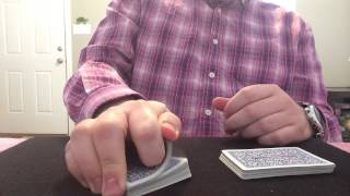 How to table riffle shuffle without card bending [upl. by Balas799]