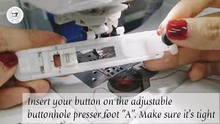 Brother A16 A80 A150 F420 Innovis series  How to Sew a Buttonhole [upl. by Htebzil510]