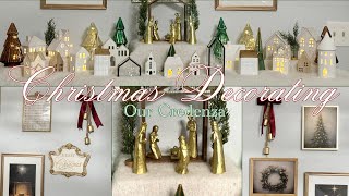 New 2024 Christmas Decorate With Me  Part 1  Our Credenza [upl. by Nady]