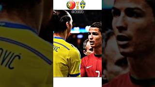 Portugal vS Sweden 32 highlights ronaldo vs ibrahimovic shorts football [upl. by Zurn]